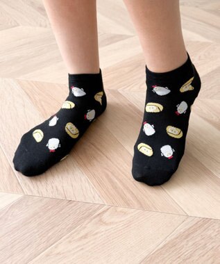 WEGO フードチェンジ総柄ショートソックス 柄5