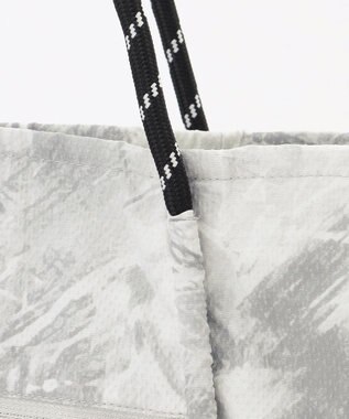 JOSEPH ABBOUD MOUNTAIN 【軽量/ECO撥水/ポケッタブル】エンボスプリント トートバッグ ライトグレー系5