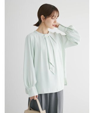 Green Parks ２ｗａｙ　ボウタイアソートブラウス Mint Green
