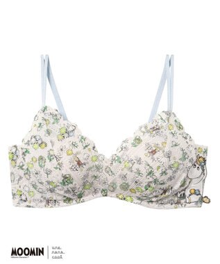 une nana cool 【MOOMIN × une nana cool 】 特別な日以外の364日つけたくなるブラ 364 レース PI