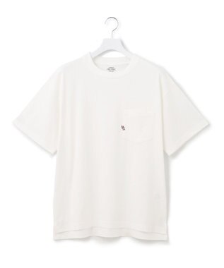 J.PRESS YORK STREET 【UNISEX】刺繍ポケットＴシャツ ホワイト系