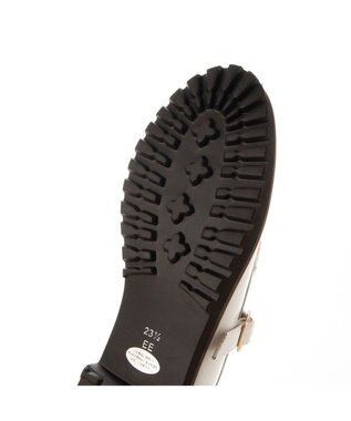 ing <ing>Tストラップタンクソールローファー ホワイト