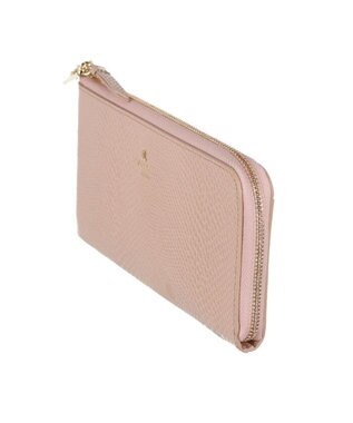 LANVIN en Bleu マゼンダ Lファスナー長財布 ベージュ