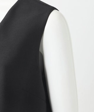 23区 【エステータ】ウールシルクツイル ワンピース ブラック系