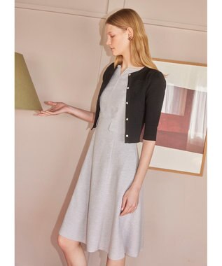 TOCCA RIBBON HIDE&SEEK カーディガン ブラック系