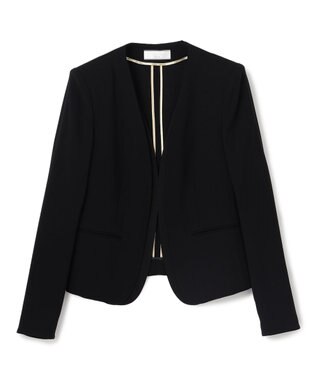 BEIGE， 【セットアップ対応】CINDY / ダブルカラージャケット Black x Black