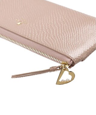 LANVIN en Bleu マゼンダ Lファスナー長財布 ベージュ