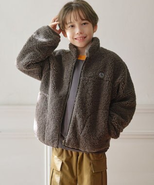 J.PRESS KIDS 【100-130cm】Jバックロゴ エンブロイダリー トレーナー ライトグレー系