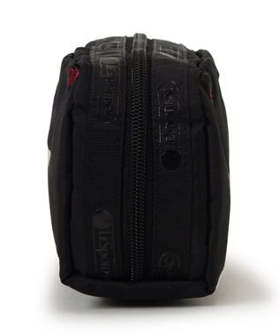 LeSportsac RECTANGULAR COSMETIC/レッド/ホワイトハートEMB レッド/ホワイトハートEMB