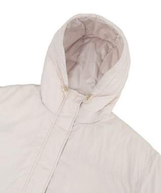 Green Parks フーディ中綿コート Light Gray