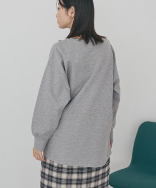 AMERICAN HOLIC サイドZIPスウェットプルオーバー Gray Mixture