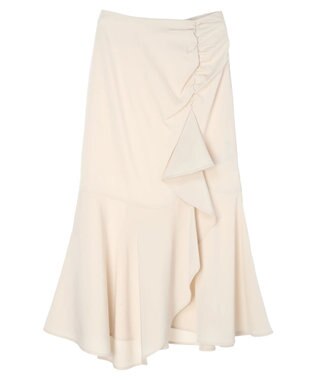 earth music&ecology 切り替えラッフルスカート Ivory