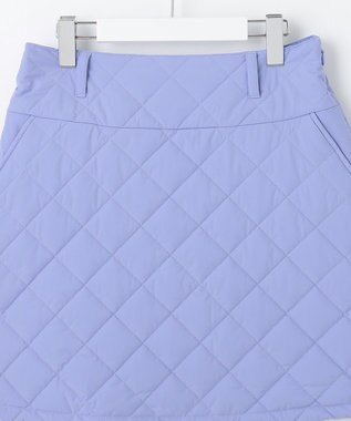 23区GOLF レディな防寒アイテム【WOMEN】ダイヤキルト 中綿スカート 保温性◎寒い朝に最適 ふじ色系