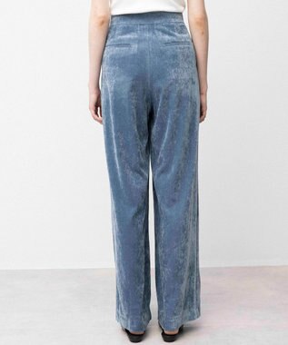 NAVE ブライトベロア パンツ ブルー系