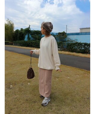 Green Parks ケーブルニットスカート Beige