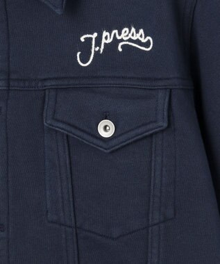 J.PRESS MEN 【NYUZELESS】3rdタイプ ジャージートラッカージャケット ネイビー系