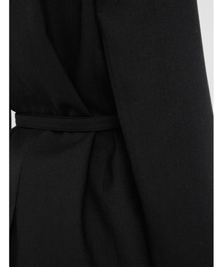 JOSEPH テーラリングクレープ　ノーカラージャケット Black