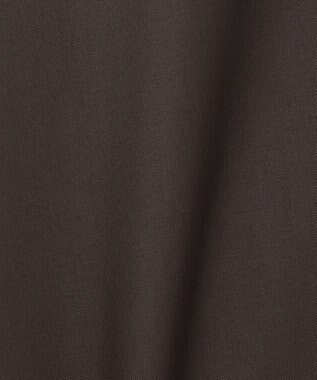 自由区 【抗菌/サスティナブル/セット着用可】EASY SET UP ワイドストレート パンツ ダークブラウン系