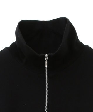 AMERICAN HOLIC ハーフＺＩＰ裏毛ワンピース Black