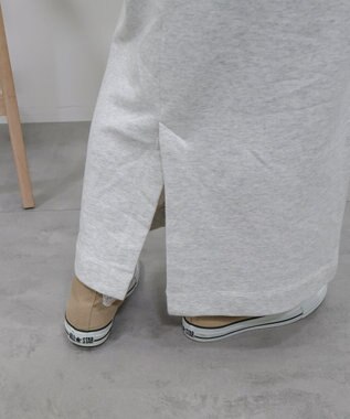 AMERICAN HOLIC ハーフＺＩＰ裏毛ワンピース Oatmeal