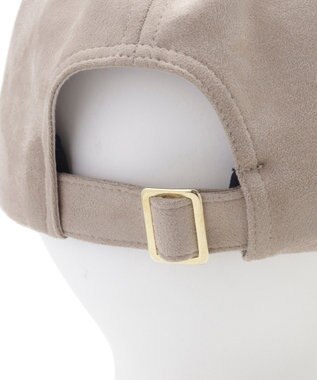 MOONBAT FURLA(フルラ)横刺繍スエード キャップ UVカット ベージュ