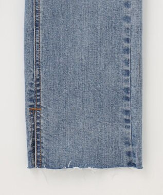 UNFILO 【洗える/ストレッチ】撥水デニム アイスブルー