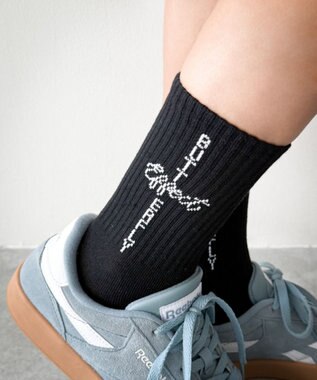 WEGO クロスロゴデザインソックス