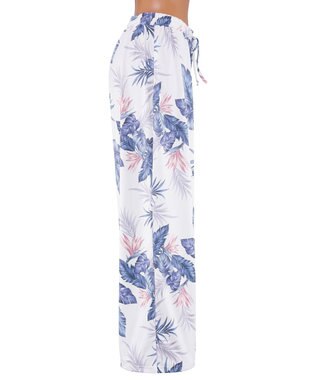 San-ai Resort（三愛水着楽園） 【SALE】ロングパンツ　M　【Coral veil（コーラルヴェール）】 ブルー