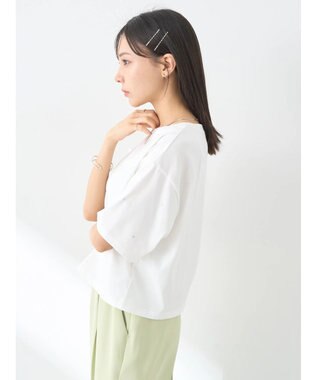 earth music&ecology キラキララインストーンプルオーバー Ivory