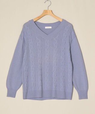 ONWARD Reuse Park 【any SiS】ニット秋冬 ブルー