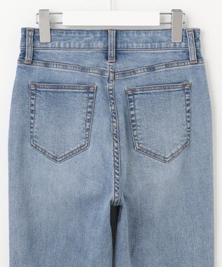 UNFILO 【洗える/ストレッチ】撥水デニム アイスブルー