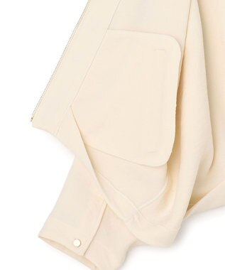 BEIGE， BROOM / スウェット風コンパクトライトパーカー Ecru