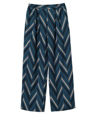 Green Parks イージー柄パンツⅢ Blue