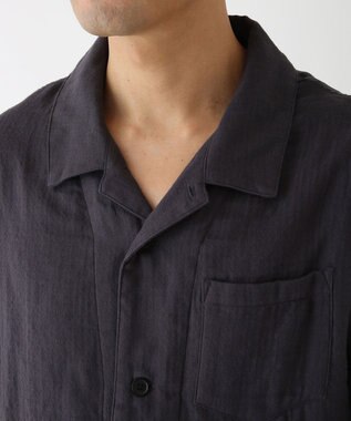 UCHINO マシュマロガーゼ ベーシック メンズパジャマ ダークグレー