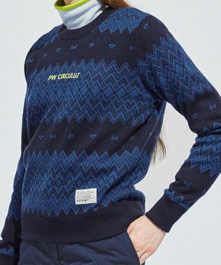 PW CIRCULUS 【手洗い可】【WOMEN】フェアアイルニット ネイビー系5