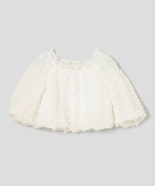 GRACE CONTINENTAL シャーリングトップ ホワイト