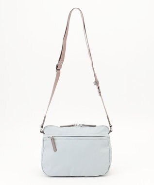 Y'SACCS ダブルタブ　トラベルポシェット ライトグレー