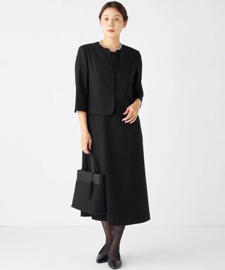 自由区 FORMAL 【ウォッシャブル対応】ウォッシャブルドビーアンサンブル ブラック系