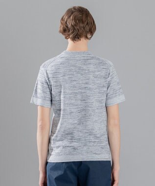 JOSEPH HOMME シャイニースラブブークレ　ニットＴシャツ ライトグレー系