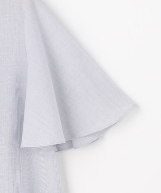 組曲 L 【先行予約】ニューリヨセルシャーティング フロントフリルブラウス ベビーブルー系