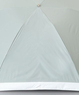 AURORA 【AURORA（オーロラ）】サマーシールド　バイカラー晴雨兼用傘（軽量・折りたたみ傘） ミントグリーン×ホワイト