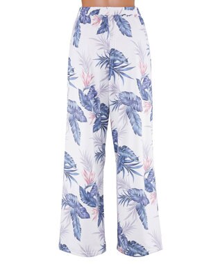 San-ai Resort（三愛水着楽園） 【SALE】ロングパンツ　M　【Coral veil（コーラルヴェール）】 ブルー