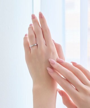 Phoebe 【金属アレルギー対応】メタルリーフカットリング　シルバー　9号/11号/16号/19号　サージカルステンレス