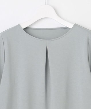 自由区 S 【洗える】エッセンシャルポンチクルーネック カットソー ライトグリーン系