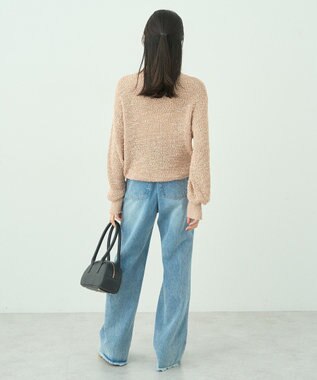 earth music&ecology ドロストニットプルオーバー Pink