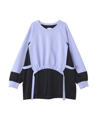 YECCA VECCA シャツレイヤードデザインプルオーバー Gray Mixture