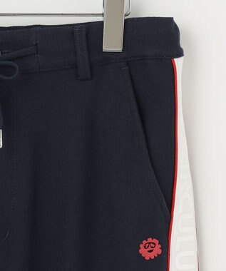 PW CIRCULUS 【MEN】【洗える/帯電防止/ストレッチ】ロゴ サイドライン パンツ ネイビー系