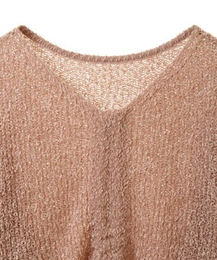 earth music&ecology ドロストニットプルオーバー Pink