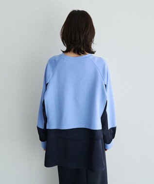 YECCA VECCA シャツレイヤードデザインプルオーバー Gray Mixture