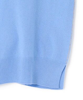 BEIGE， RIGNY / タートルネックニット Sax×Taupe Line